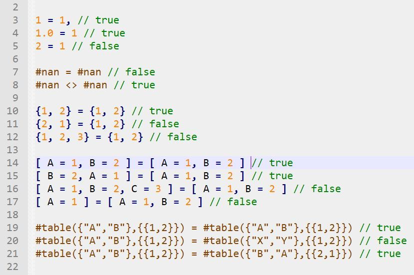แสดงให้เห็นว่าค่า #nan เป็นค่าชนิดเดียวเท่านั้นที่ไม่เท่ากับตัวเอง