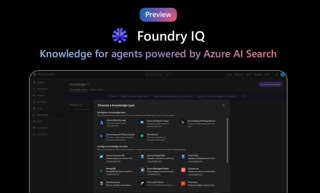Microsoft Foundry การเพิ่ม Knowledge และ RAG