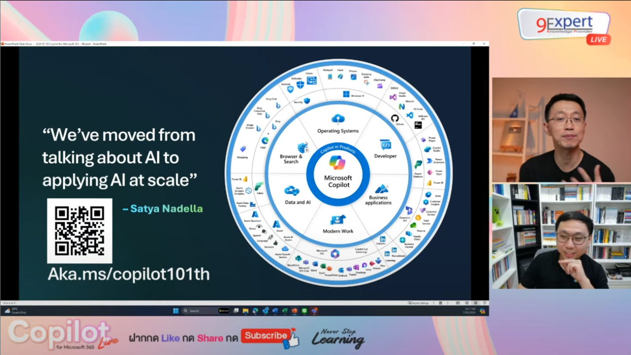 ภาพ Copilot ที่อยู่ใน Product Microsoft