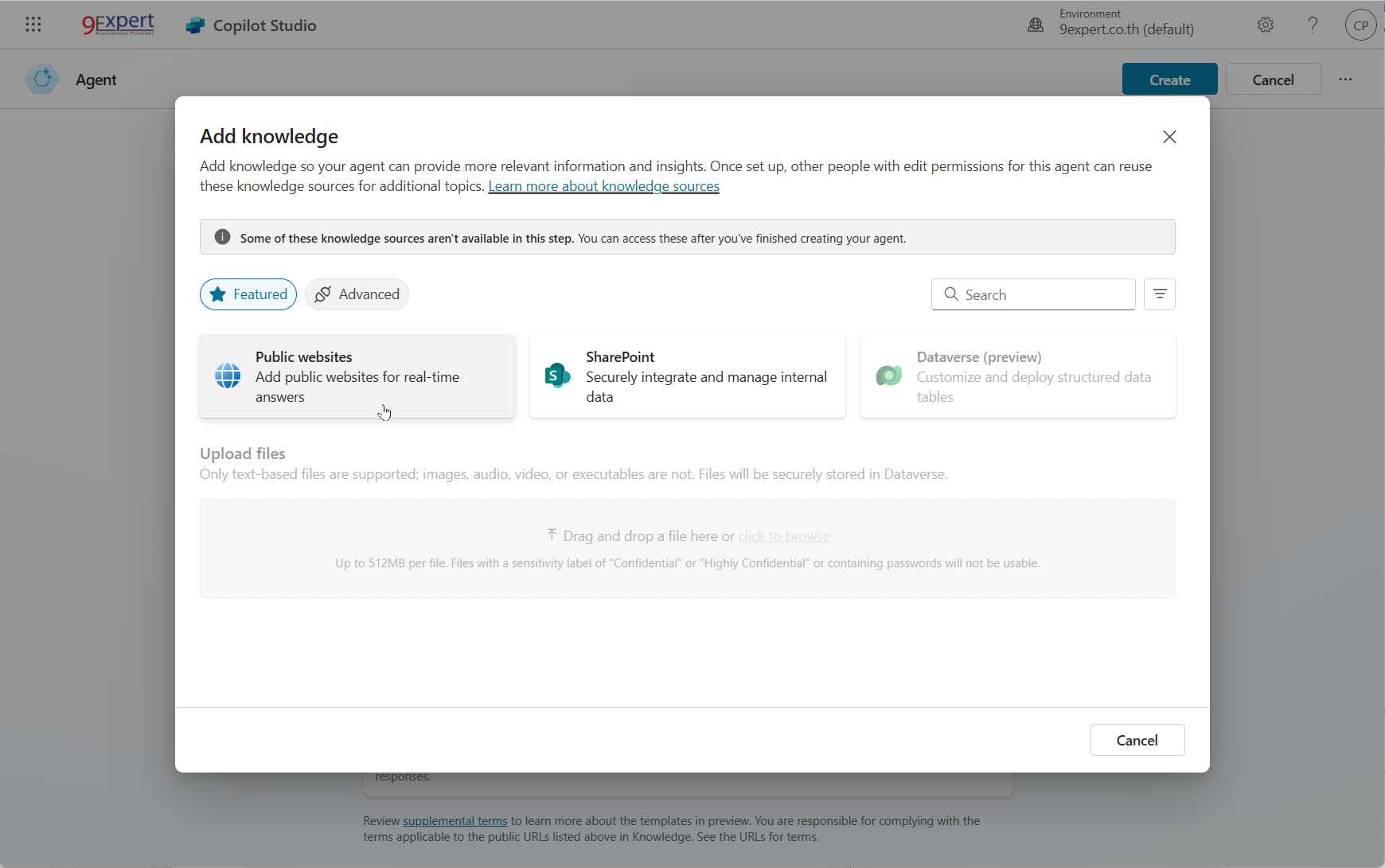 การใส่ Knowledge เพื่อให้ AI Agent มีความรู้แบบเจาะจง เพื่อนำไปตอบกับผู้ใช้งานได้