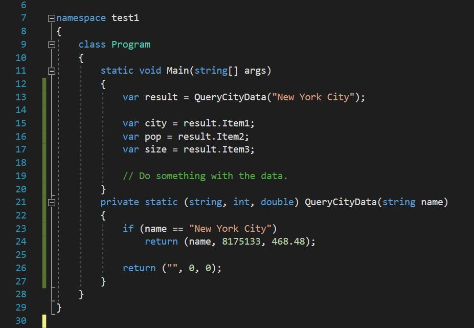 ตัวอย่าง Method QueryCityData