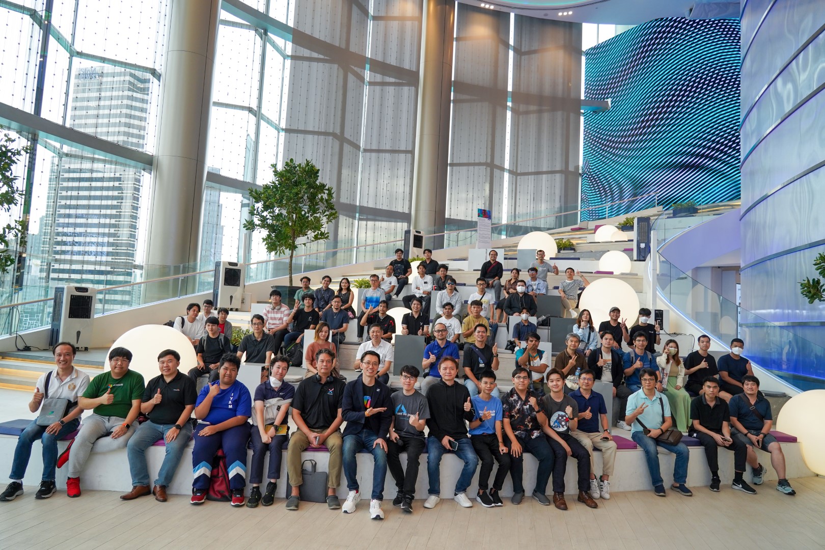 ภาพถ่ายรวมของงาน Azure AI Day