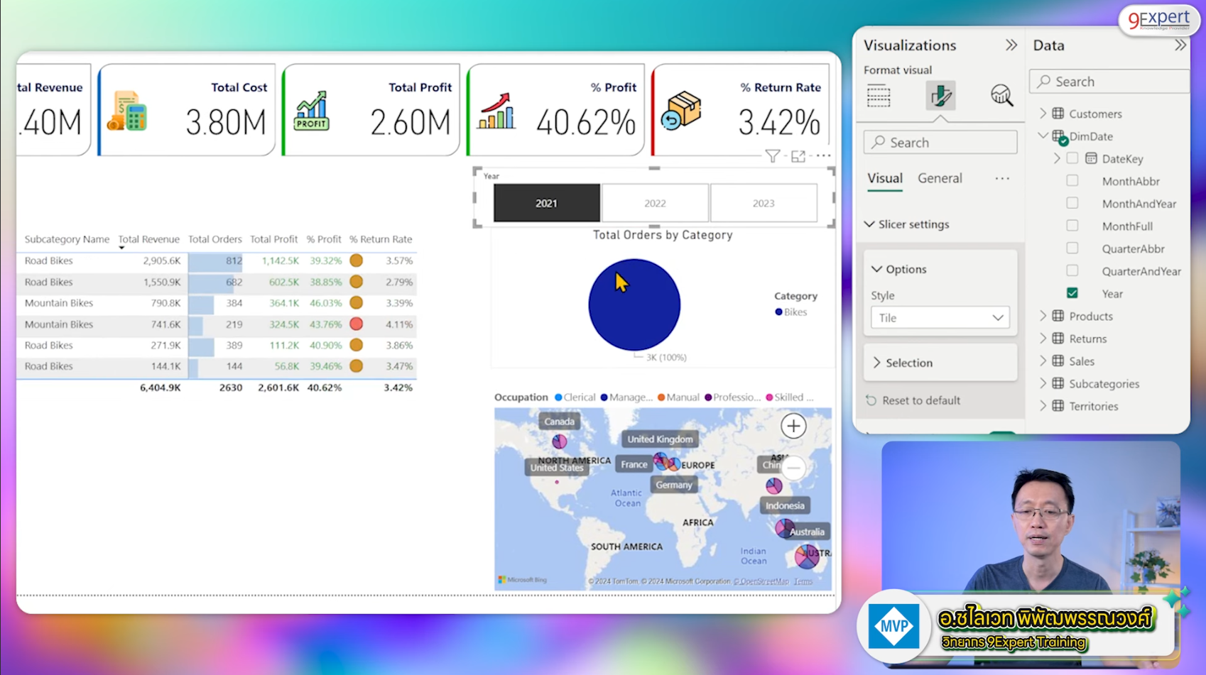 การใช้งาน slicer แบบเก่า