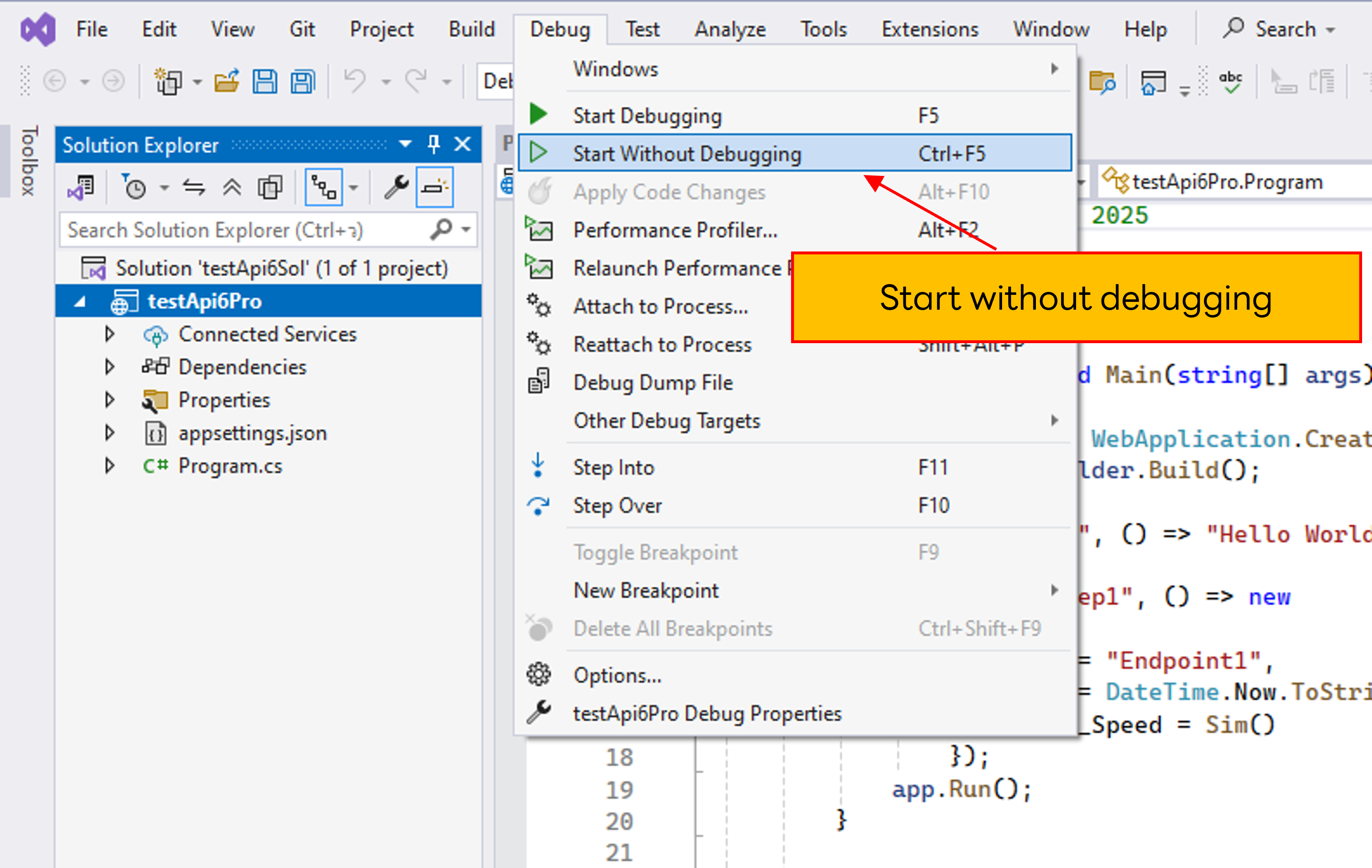 รันเว็บแอพโดยการกดปุ่ม Ctrl+F5