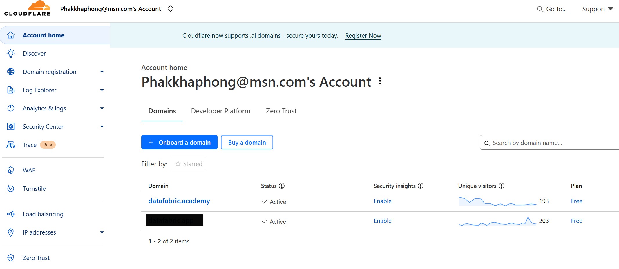 ก่อน Deploy Stack นี้ให้ไปที่บัญชี Cloudflare ของเราก่อน จากนั้นเลือก Zero Trust