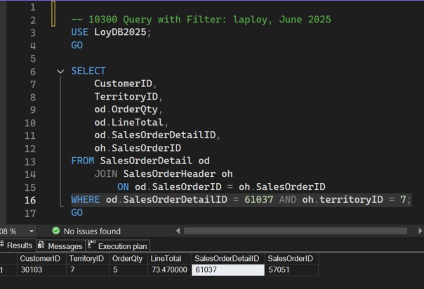 ปรับปรุงประสิทธิภาพของ Query ด้วยการใส่ตัวคัดกรอง