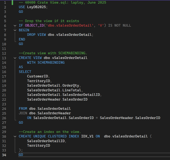 Query สำหรับสร้าง View