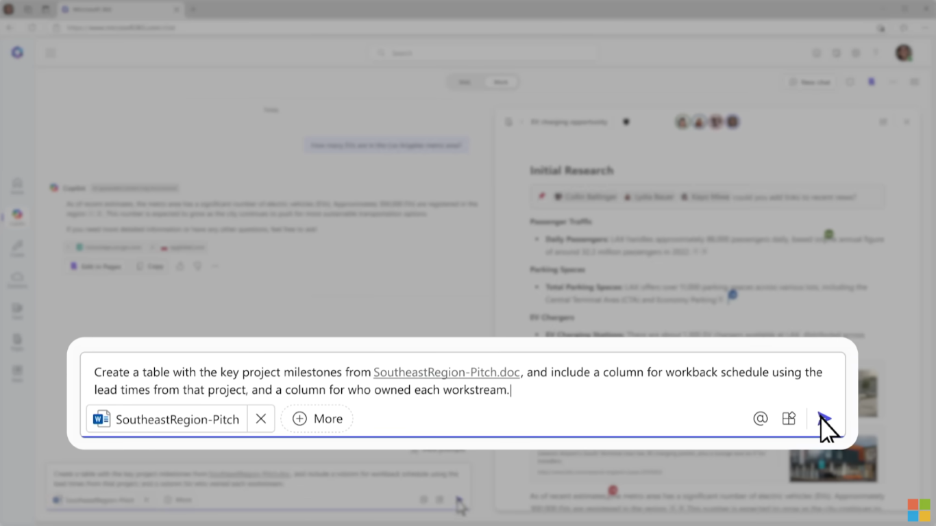 การทำงานร่วมกันบน Copilot Pages