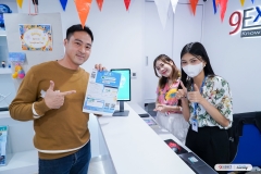 บรรยากาศการเล่นกิจกรรม Spin & Learn ช่วงสงกรานต์