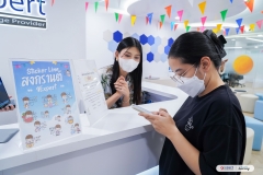 บรรยากาศการเล่นกิจกรรม Spin & Learn ช่วงสงกรานต์