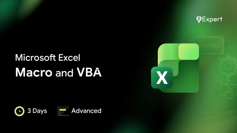 หลักสูตร Microsoft Excel Macro and VBA